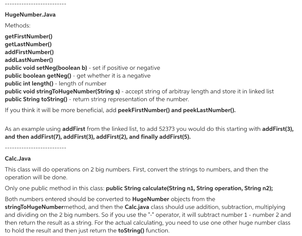 java.util.NoSuchElementException; Your LinkedList.java class must use these methods from the ListK.java interface.