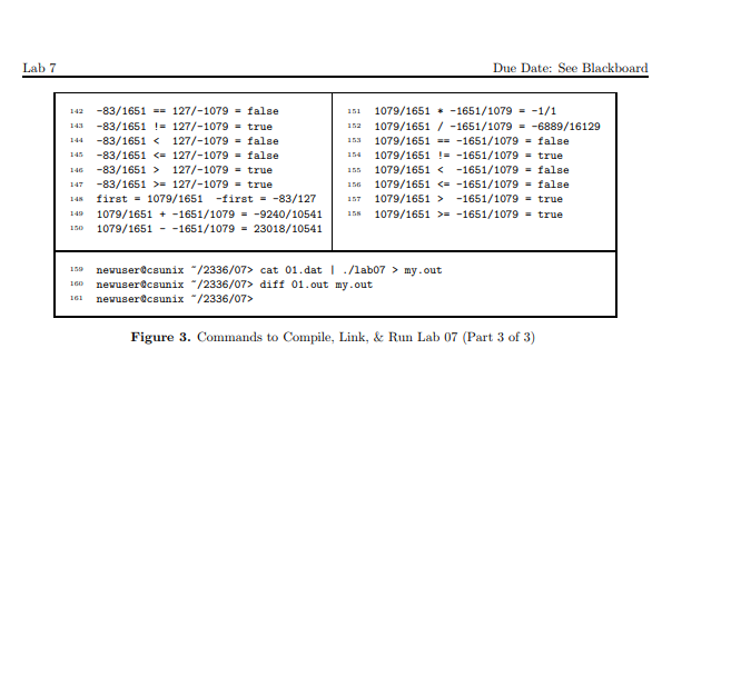 Labs 02, 03, and 05 will be modified to provide overloaded operators