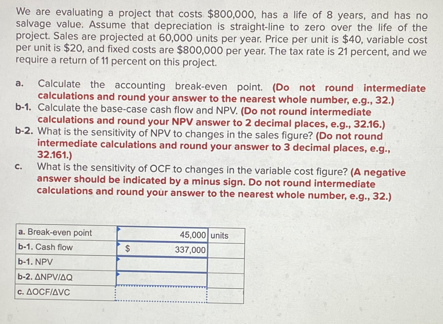  Please answer B-1,B-2, and C. THANK YOU! We are evaluating a