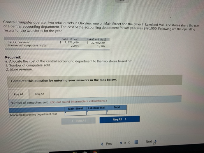  Coastal Computer operates two retail outlets in Oakview, one on Main