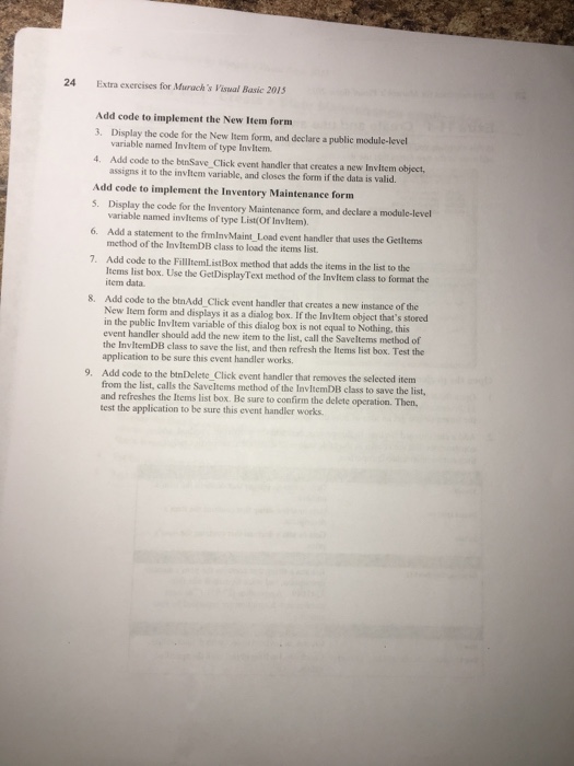 Create and use an Inventory Item class In this exercise, you'll add