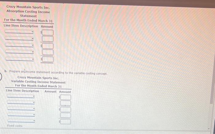 Inc. assembles and sells snowmobile engines. The company began operations on March