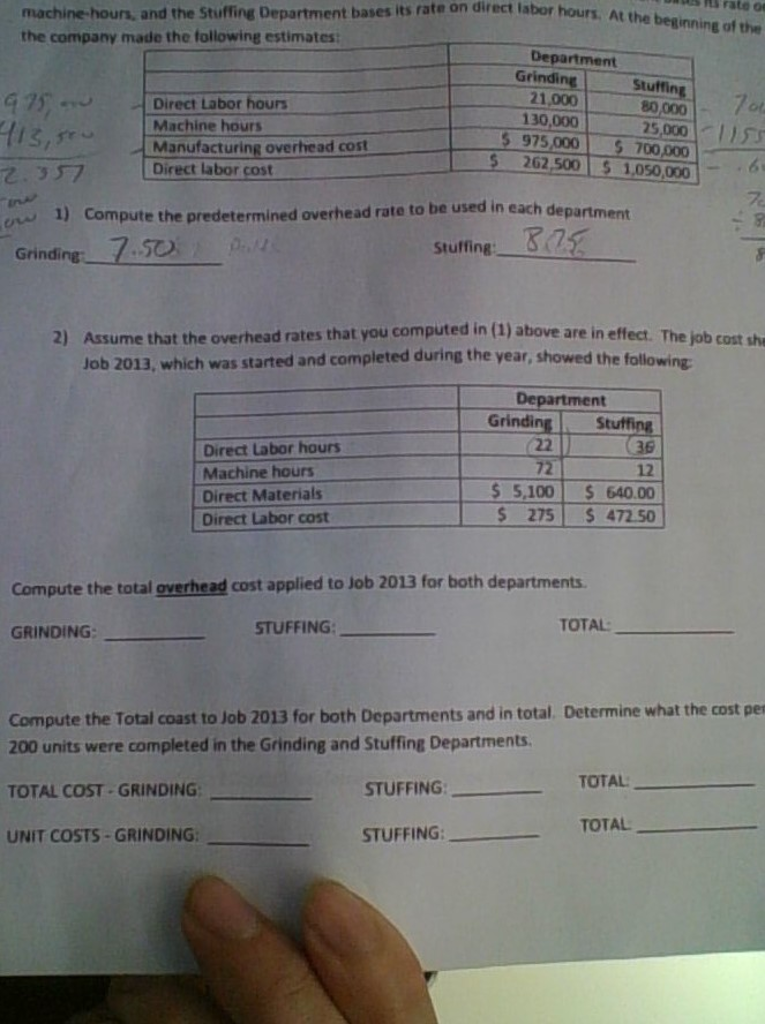 how do i compute total overhead costs? and determine total cost