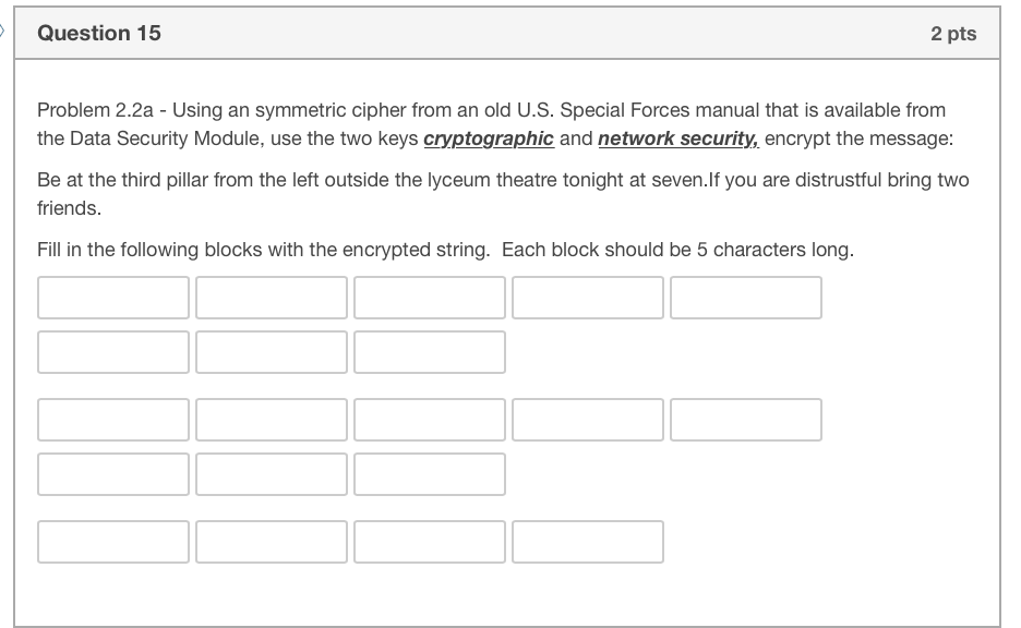 Computer Security - Replay Attacks -multiple choice question Replay Attacks Question 15