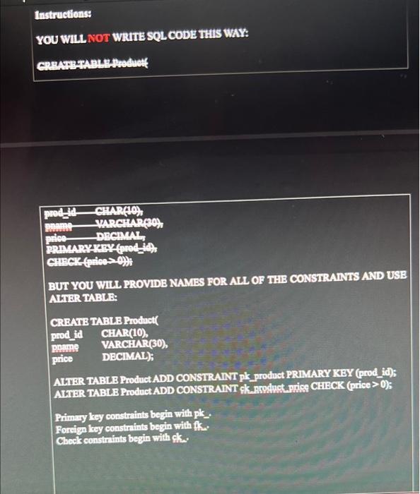 Please provide MySQL & PostgreSQL code please I'm having difficulties BUT YOU