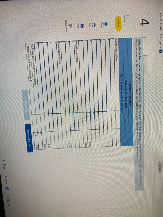 Prepare a Statement of Cash Flows; Free Cash Flow (LO14-1, LO14-2, LO14-3)