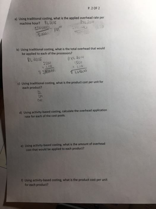 1 OF 2 CHAPTER #7 Digital Electronics Corporation manufactures two microprocessors the