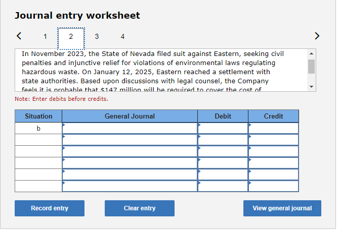 and legal counsel advises that it is probable that Eastern will prevail