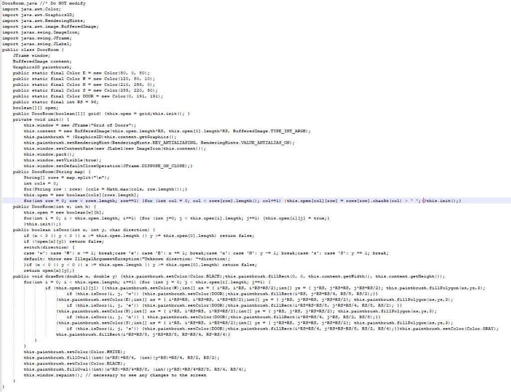 room has been painted a different color: the North wall is Neon,