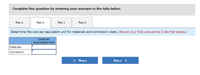 for a recent month. Required: Using the FIFO method: a. Determine the