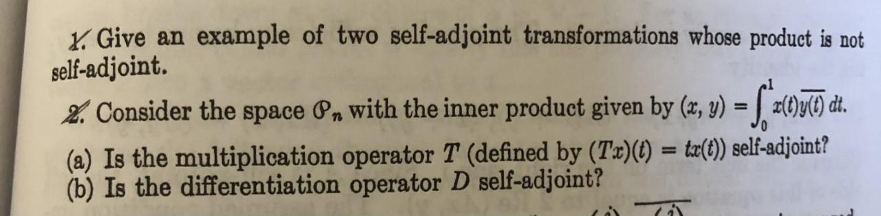 please solve question 2: part a X. Give an example of two