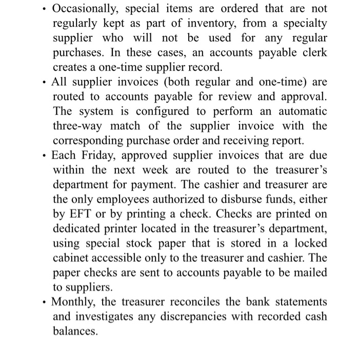 Employees in any department can enter purchase requests for items they note