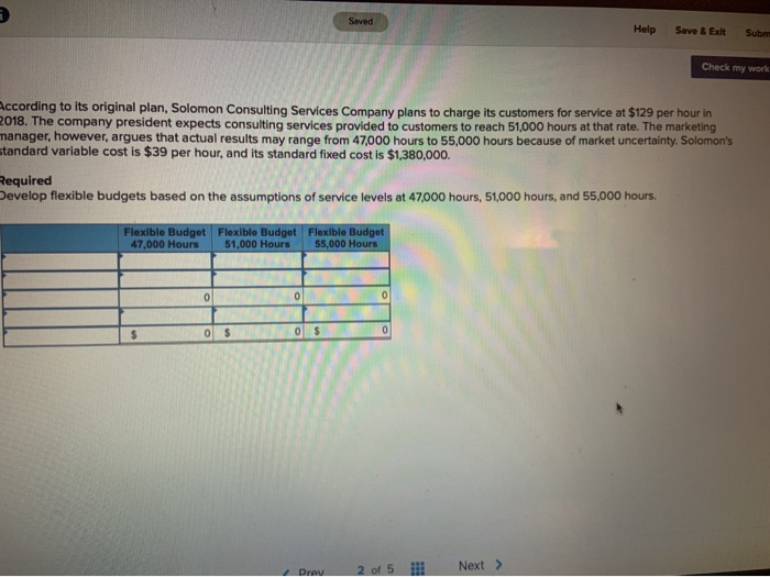  Help Save & Exit Subm Check my work According to its