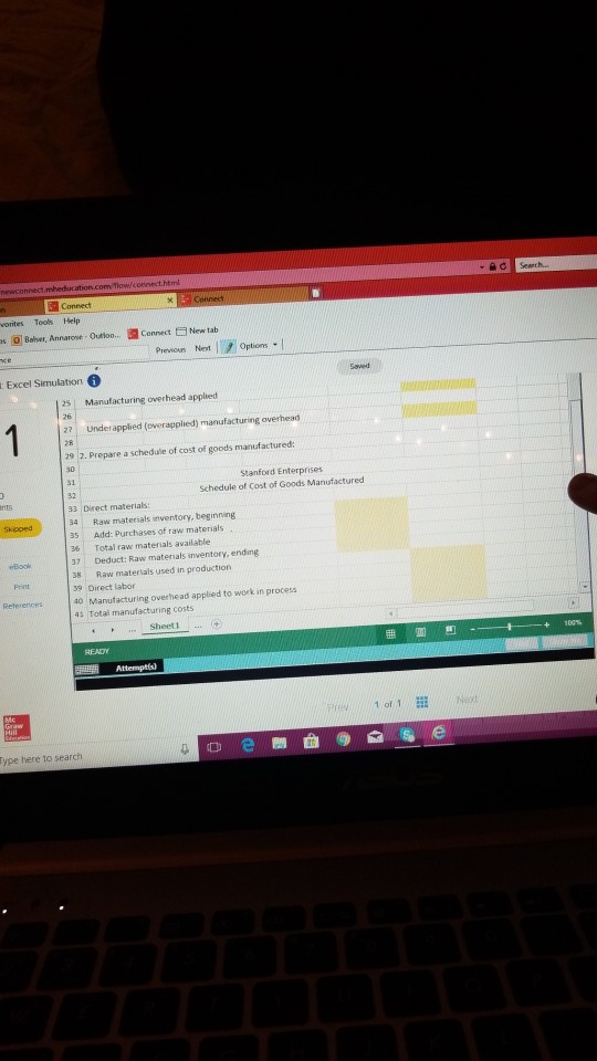 year end. The Controller has asked you to compute the predetermined overhead