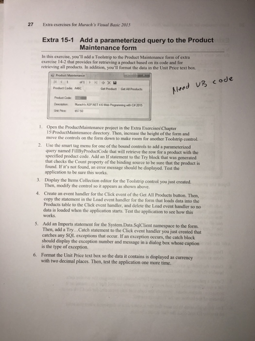 a Master/Detail form In this exercise, you'll create a form that lets