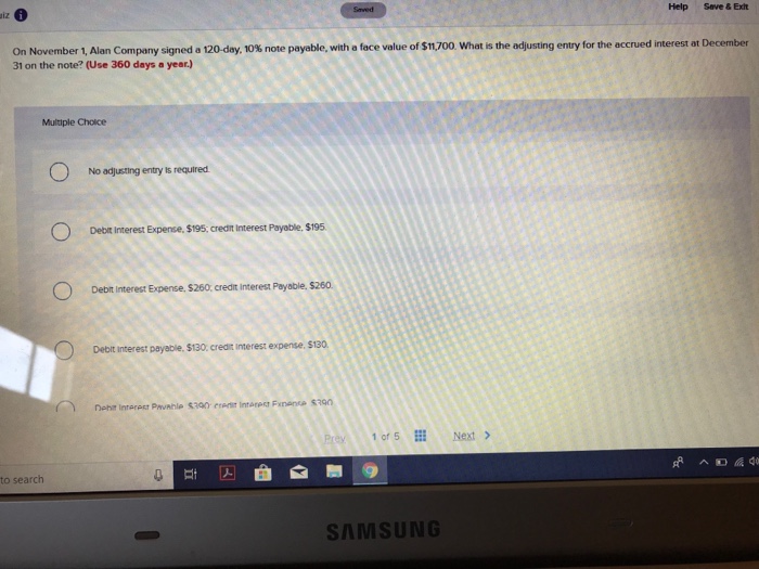  Help Save &Exit iz On November 1 Alan Compa y signed