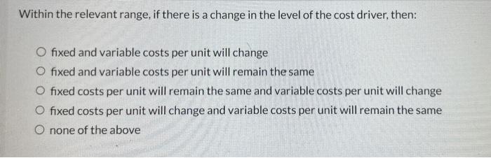  Within the relevant range, if there is a change in the