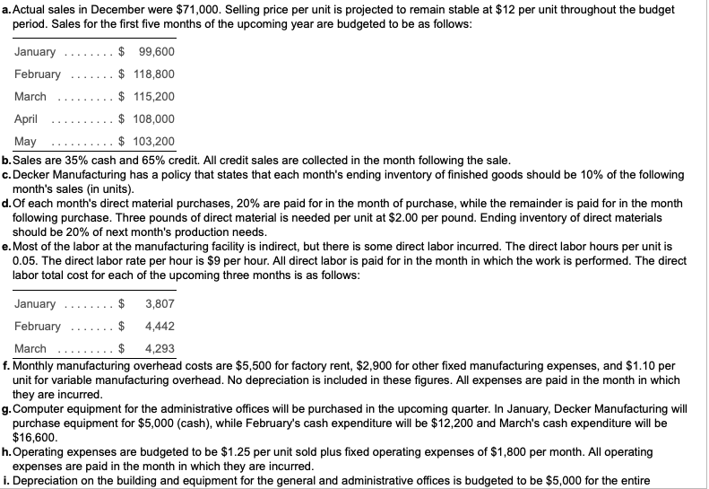 sales 990 960 900 2850 Plus: Desired ending inventory 9290 10860 10500