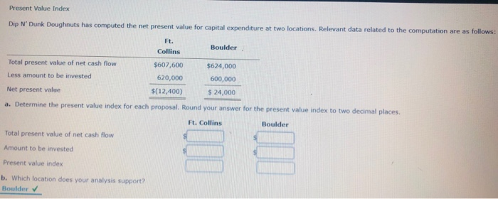 HW going to be due soon please help solve part A Present