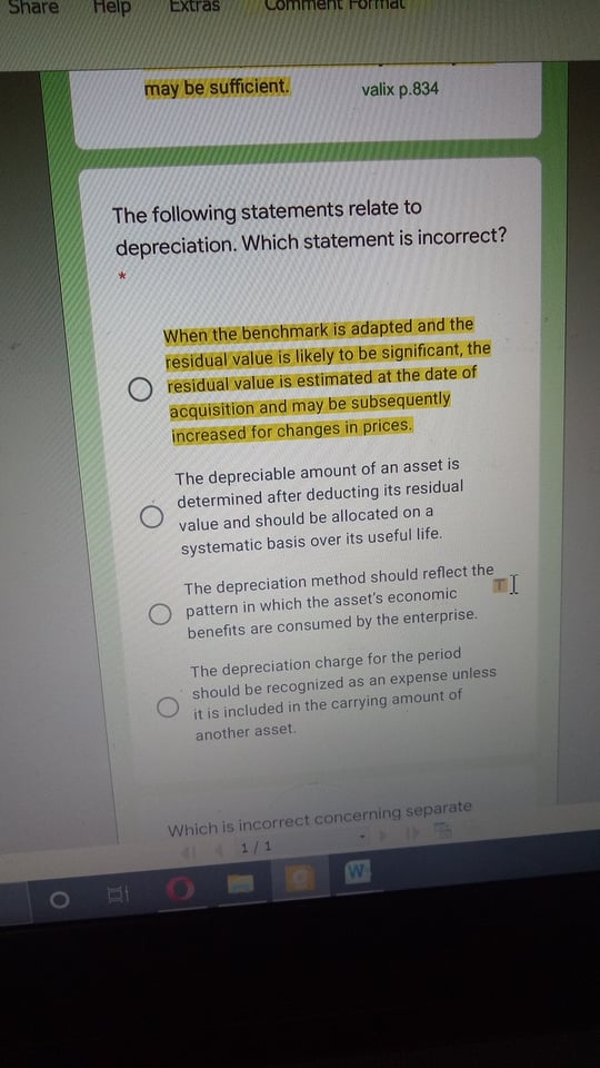 PLEASE ANSWER AND CHOOSE THE CORRECT ANSWER FOR THIS ONE QUESTION HERE.