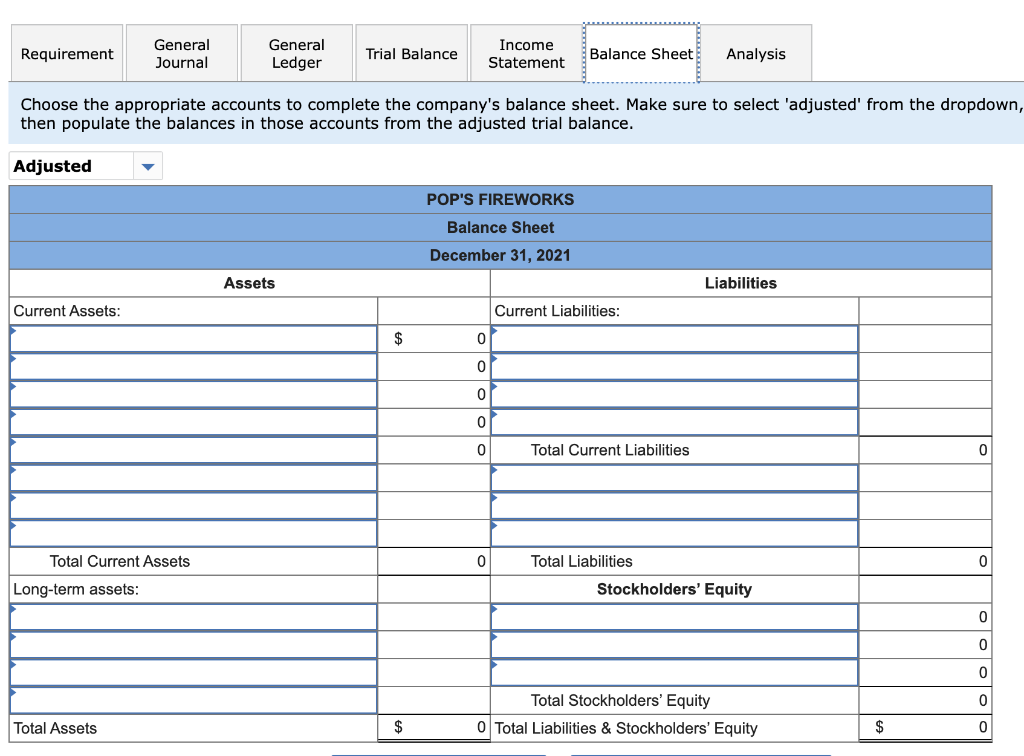 5-2, 5-4, 55,57)(GL) The general ledger of Pop's Fireworks includes the following