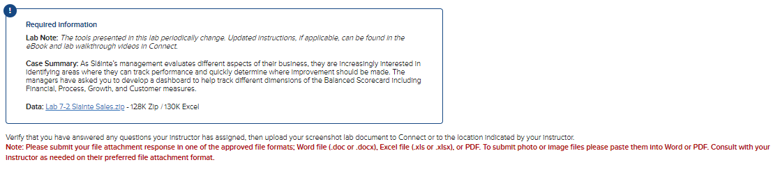  Required information Lab Note: The tools presented in this lab periodically
