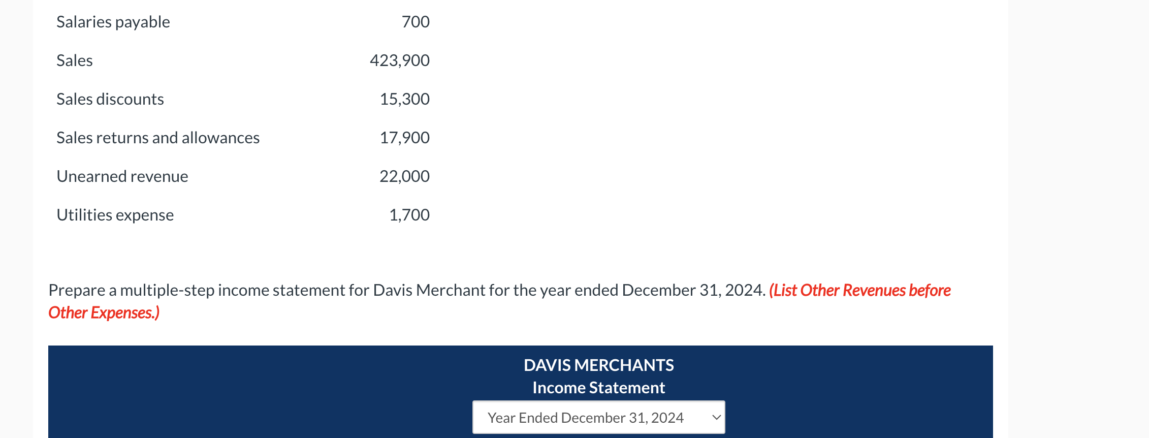expense & 650 \\ Interest expense & 1,450 \\ Interest revenue &