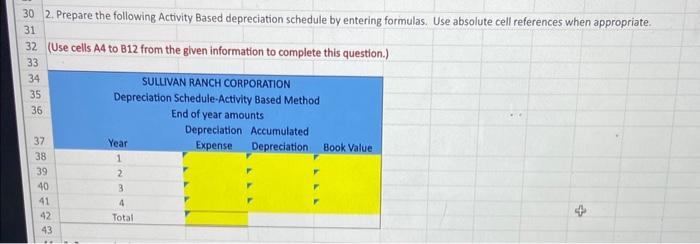 new tractor. The following information is given: 2. Prepare the following Activity