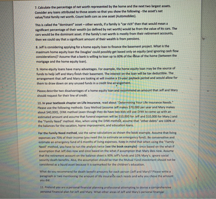 do not have substantial assets and have not yet reached their peak