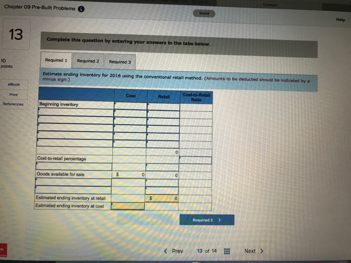 the conventional retail method for the year ended December 31, 2016. Avalable