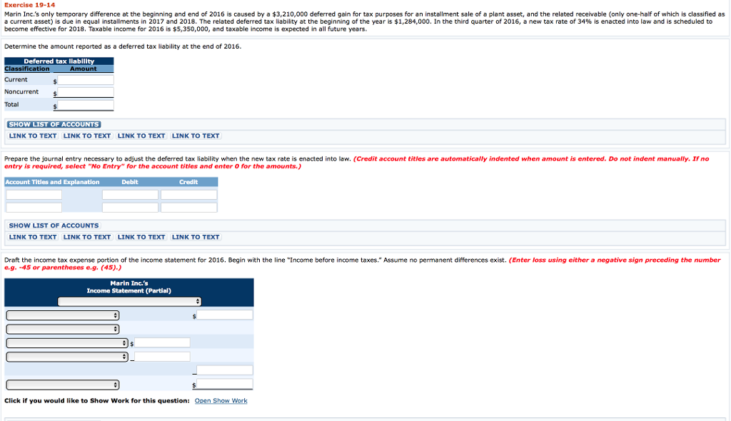  Marin Inc.'s only temporary difference at the beginning and end of