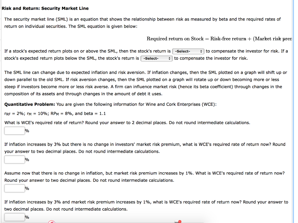 Options for both Drop Down Questions are "Sufficient" or "Insufficient" Risk