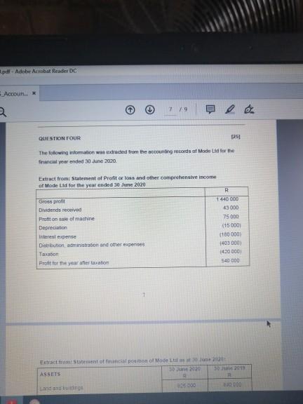 Kindly answer this as it is asked .pdf Adobe Acrobat Reader