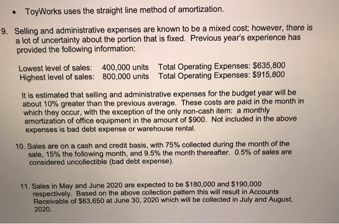 which is usually developed at least six months in advance of the