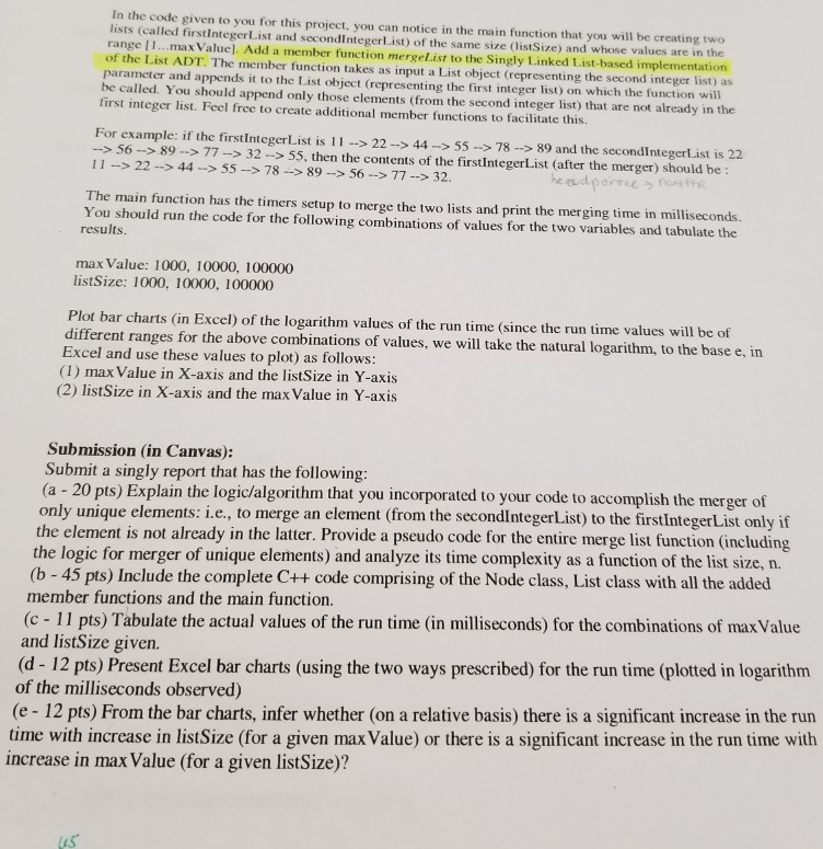  In the code given to you for this project, you can