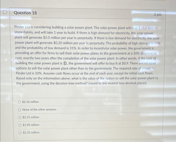 Value Co, where Pinder Ltd will issue 2 of its own shares