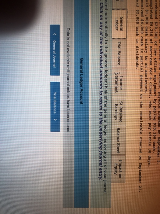 journal entries, create financial statements, and assess the impact of each transaction