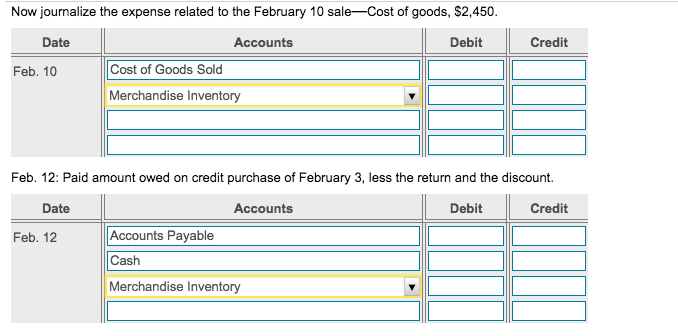 Shop. Explanations are not required. (Record debits first, then credits. Exclude explanations