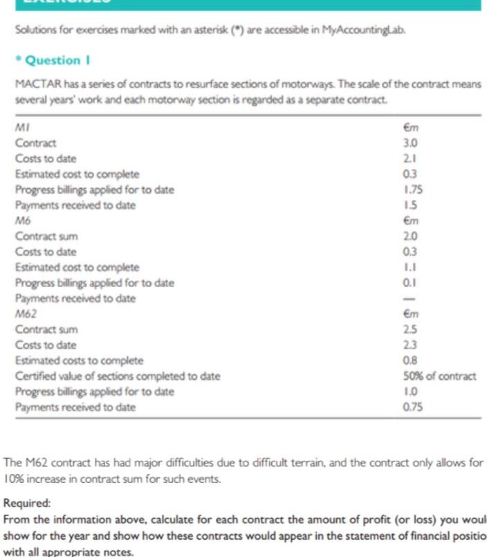  Solutions for exercises marked with an asterisk (") are accessible in