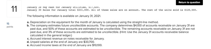 TNT Fireworks includes the following account balances: Accounts Credit Debit $ 59,800