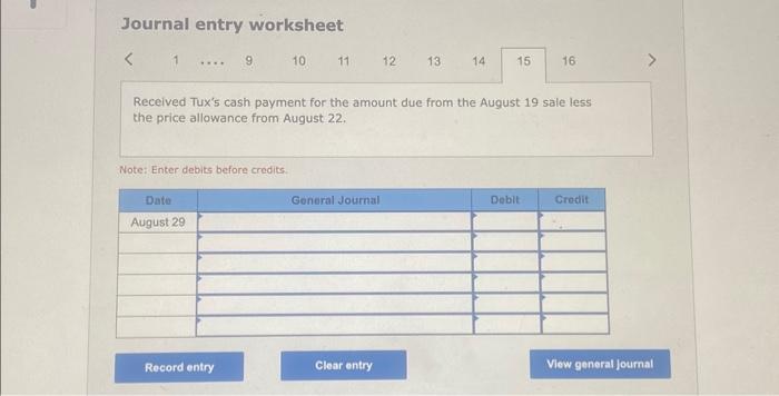 reduction from Waters of $800 off the $8,000 of goods purchased. Lowe's