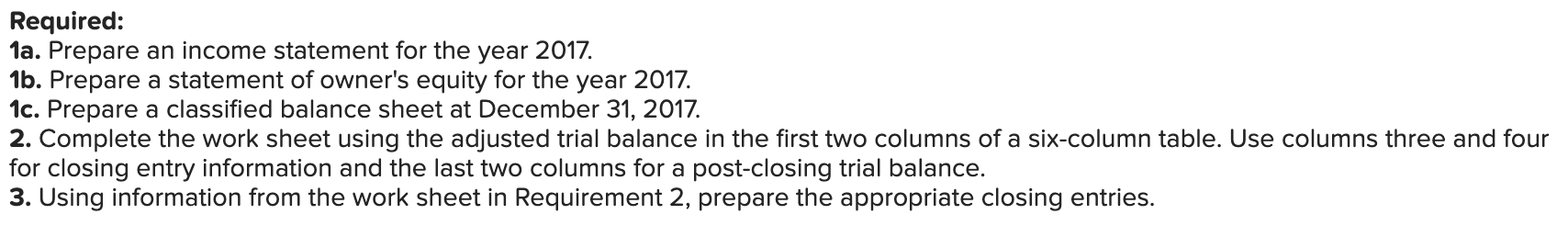 C3, P2, P3 The adjusted trial balance of Karise Repairs on December