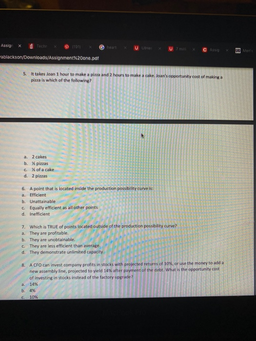 two parts. Answer all questions from the two parts. Part 1: Answer