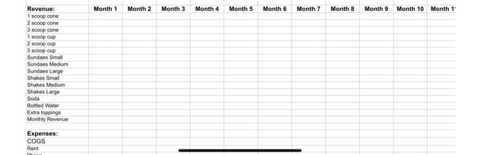 pro forma on a worksheet labeled "Cash ProForma" Place all your case