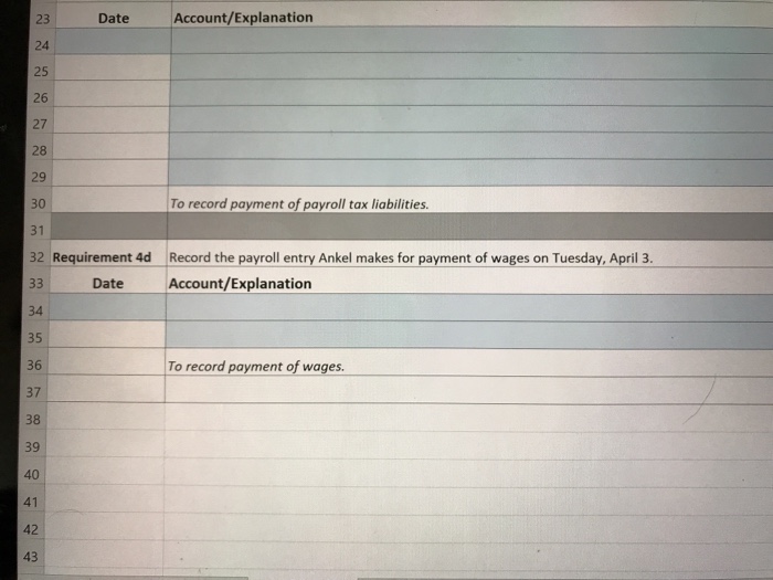for the three salespeople for the week ended March 31 follows: Straight