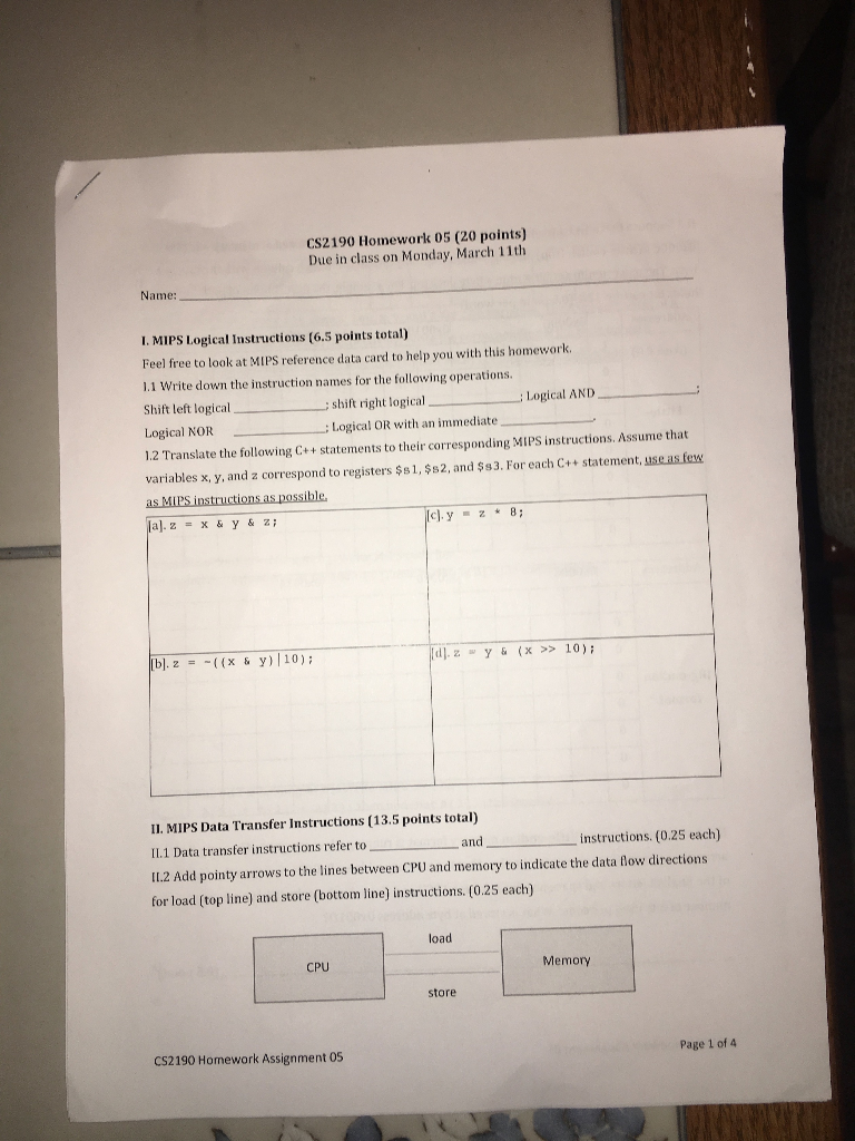 problems 1a,1b,1c,1d