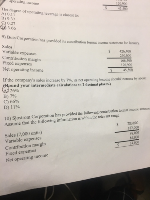 D) increase of $38,500 5) Data concerning Lemelin Corporation's single product appear