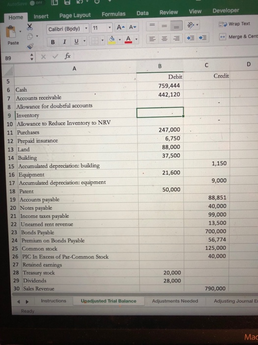  Attached is the unadjusted trial balance. Help me write the adjusting