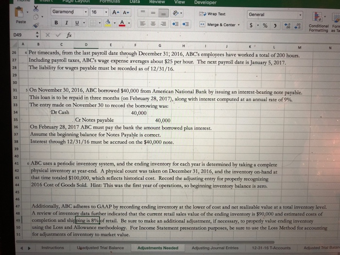 View Developer alor Beon A Calibri (Body) .!: 11 A^ Av |