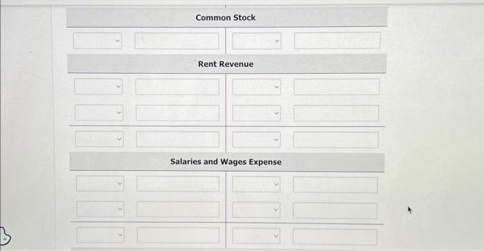 adjusting entries, (Post entries in the order of journol entries presented in
